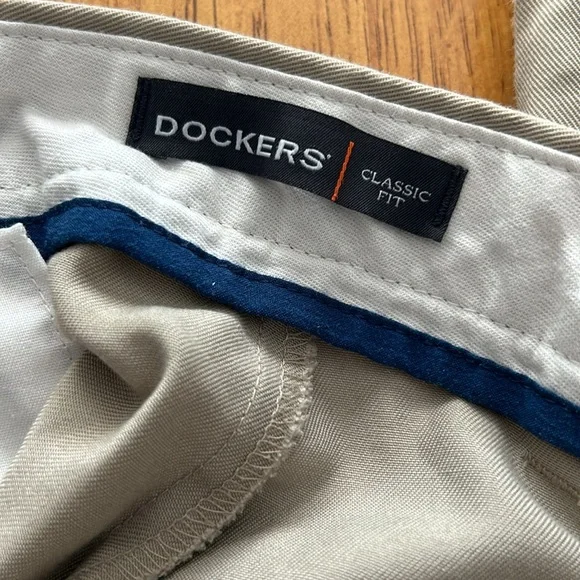 Bundle of Two Pair Dockers Classic Fit Khakis - 38 x 30 - Picture 2 of 3